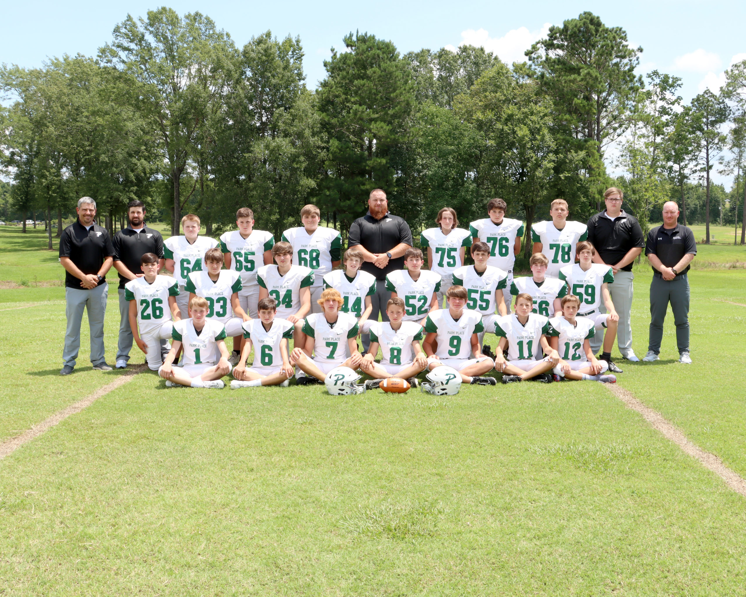 JV Football Park Place Christian Academy